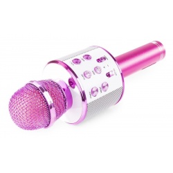 Mikrofon do karaoke bezprzewodowy Bluetooth z wbudowanymi głośnikami MP3