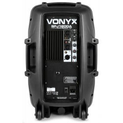 Kolumna aktywna ze wzmacniaczem Vonyx SPJ-1200A nagłośnienie mobilne na kółkach