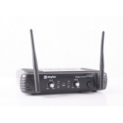 Zestaw mikrofonowy 2 mikrofony bezprzewodowe doręczny UHF STWM722 Skytec