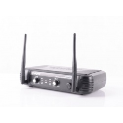 Zestaw mikrofonowy 2 mikrofony bezprzewodowe doręczny UHF STWM722 Skytec