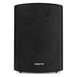 Kolumny instalacyjne dwudrożne głośniki do baru kawiarni narożne Vonyx 120W