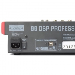 Mikser studyjny 12-kanałowy 9-stopniowy Stereo EQ Power Dynamics PDM-S1203