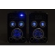 Aktywny zestaw głośników do karaoke Fenton KA-06 400W Bluetooth oświetlenie LED
