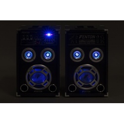 Aktywny zestaw głośników do karaoke Fenton KA-06 400W Bluetooth oświetlenie LED