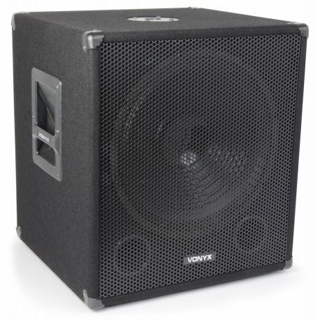 Subwoofer aktywny Vonyx SWA15 600W 15" estradowy Top hat metalowy grill