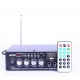 Wzmacniacz stereo do domu karaoke Bluetooth Light&Sound PLS1250USB-RC