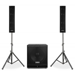 Aktywny zestaw nagłośnieniowy Vonyx VX880BT 2.1 statywy kolumny subwoofer