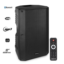 Kolumna aktywna kątowa VSA12BT 800W z pilotem Bluetooth odwarzacz MP3