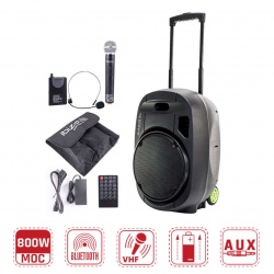 Kolumna aktywna Ibiza Sound PORT15VHF-MKII nagłośnienie mobilne