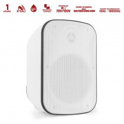 Głośnik zewnętrzny Power Dynamics BD65TB 100V czarny biały 150W IPX5