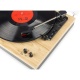 Gramofon z głośnikami RP165 zestaw stereo Bluetooth RCA klocki jasne drewno