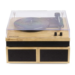 Gramofon z głośnikami RP165L zestaw stereo Bluetooth RCA klocki jasne drewno