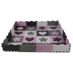 Puzzle piankowe EVA 30x30cm gruba mata edukacyjna do zabawy 36 sztuk torba