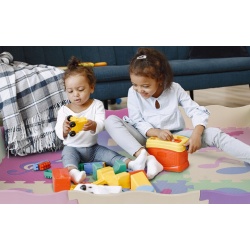 Puzzle piankowe gruba mata edukacyjna 30x30cm termiczna intrumenty muzyczne