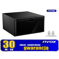 Lodówka samochodowa 40L sprężarkowa NVOX 12-24V zamrażarka szufladowa -18 stopni