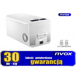 Samochodowa lodówka z zamrażarką -18 stopni NVOX K20KD 20L z kompresorem 12 i 24V