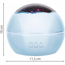 Projektor gwiazd LED lampka nocna niebo gwiazdy podwodny świat