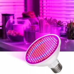 Lampa do wzrostu uprawy roślin panel 200 LED wspomaga fotosyntezę