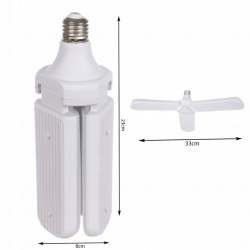 Żarówka 54LED energooszczędna gwint E27 moc 45W żyrandol trójramienny 3x18