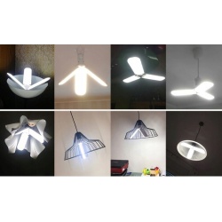 Żarówka 54LED energooszczędna gwint E27 moc 45W żyrandol trójramienny 3x18