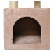 Mały drapak domek dla kota 90 cm tunel i zabawka myszka zabawka 3 kolory