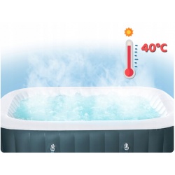 Dmuchane jacuzzi IBIZA 180 x 180 x 66cm 140 dysz Lay-Z Spa Bestway 60015