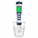 Tester jakości wody 4w1 LED miernik PH bufory ATC kompensacja termometr
