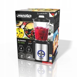 Blender kielichowy Mesko MS4080 do kruszenia lodu szklany dzbanek 1,5L