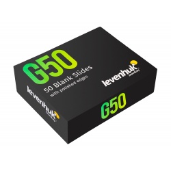Szkiełka podstawowe Levenhuk G50 pudełko 50 sztuk