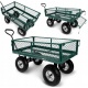 Duży wózek ogrodowy transportowy 100L do 400 kg przyczepka ogrodowa