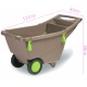 Głęboka taczka ogrodowa wózek ogrodowy do prac domowych plastikowa 140 litrów