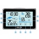 Bezprzewodowa stacja pogody termometr pogodynka wilgotność zegar BD-910