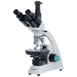Trójokularowy mikroskop Levenhuk 500T POL wbudowany polaryzator i analizator powiększenie 40–1000x