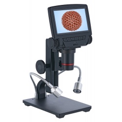 Zdalnie sterowany mikroskop Levenhuk DTX RC3 5-calowy wyświetlacz LCD pilot zdalnego sterowania