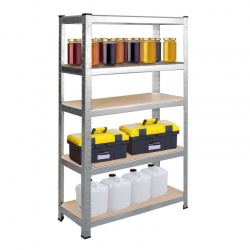 Metalowy regał magazynowy 180 x 90 x 40 cm do 1325 kg 5 półek