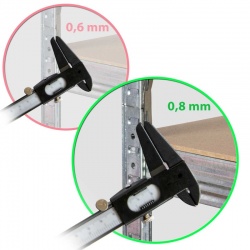 Metalowy regał magazynowy 180 x 90 x 40 cm do 1325 kg 5 półek