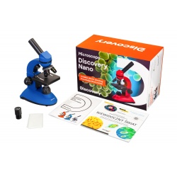 Mikroskop Discovery Nano Polar z książką achromatyczny układ optyczny oświetlenie LED powiększenie 40-400x