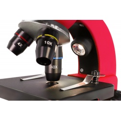 Mikroskop Discovery Nano Polar z książką achromatyczny układ optyczny oświetlenie LED powiększenie 40-400x