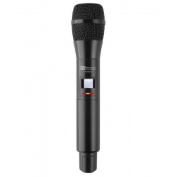 Mikrofon doręczny UHF kanały IR Power Dynamics PD504HH na baterie 2xAA