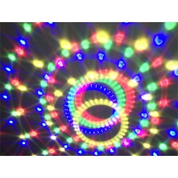 Półkula obrotowa LED Ibiza ASTRO-9C efekt mini LED 9 kolorów pilot tryb auto