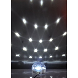 Półkula obrotowa LED Ibiza ASTRO-9C efekt mini LED 9 kolorów pilot tryb auto