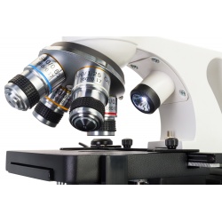 Mikroskop cyfrowy Discovery Atto Polar oświetlenie LED powiększenie 40–1000x kamera cyfrowa 5 Mpix w zestawie z książką