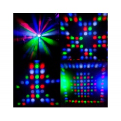 Efekt dyskotekowy LED świetlny Ibiza 3-IN-1 COMBI-FX4 DMX