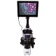 Trójokularowy mikroskop cyfrowy Levenhuk MED D35T LCD powiększenie 40–1000x kamera cyfrowa 5 Mpix z ekranem LCD