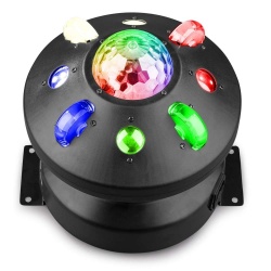 Efekt świetlny LED BeamZ Whirlwind 3w1 z obrotową głowicą i gobo pilot