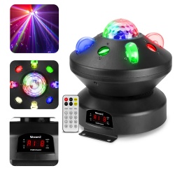 Efekt świetlny LED BeamZ Whirlwind 3w1 z obrotową głowicą i gobo pilot