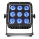 Wodoodporny reflektor sceniczny oświetlacz LED StarColor72 9x8W IP65 RGBA