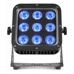 Wodoodporny reflektor sceniczny oświetlacz LED StarColor72 9x8W IP65 RGBA