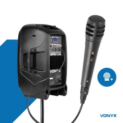 Kolumna aktywna 12'' ze statywem BT USB pilot mikrofon SPS12A Vonyx