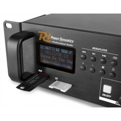 Wzmacniacz instalacyjny PA 360W 100V Power Dynamics PDV360MP3 24V
